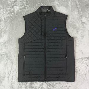 Greyson Yukon X-Lite black Full Zip Vest Mens size M Utah jazz